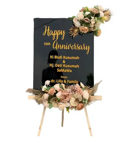 Papan Bunga Akrilik Wongaya Gede